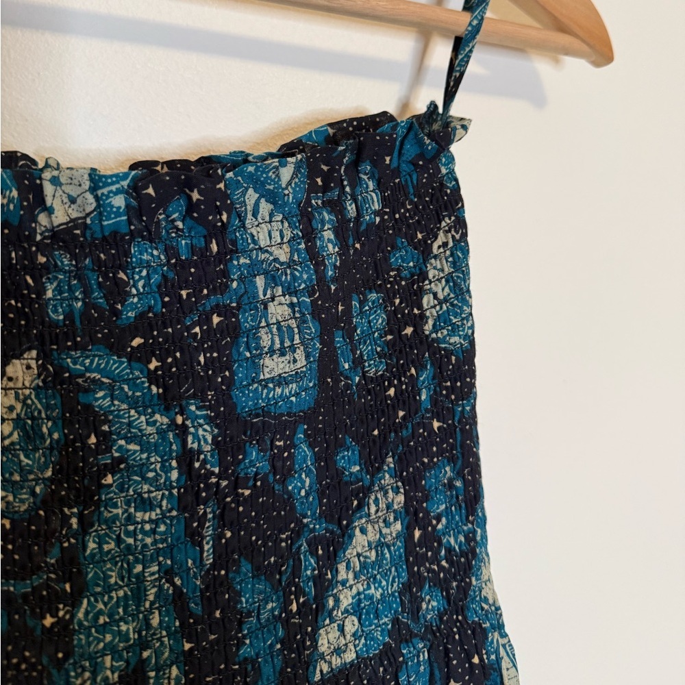Ulla Johnson Lucca Strapless Coverup Dress in Midnight Jade - Picture 9 of 14